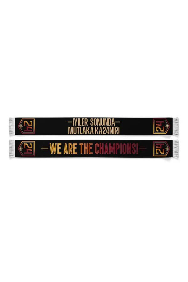 Licensed Black 24 Championship Scarf - 1