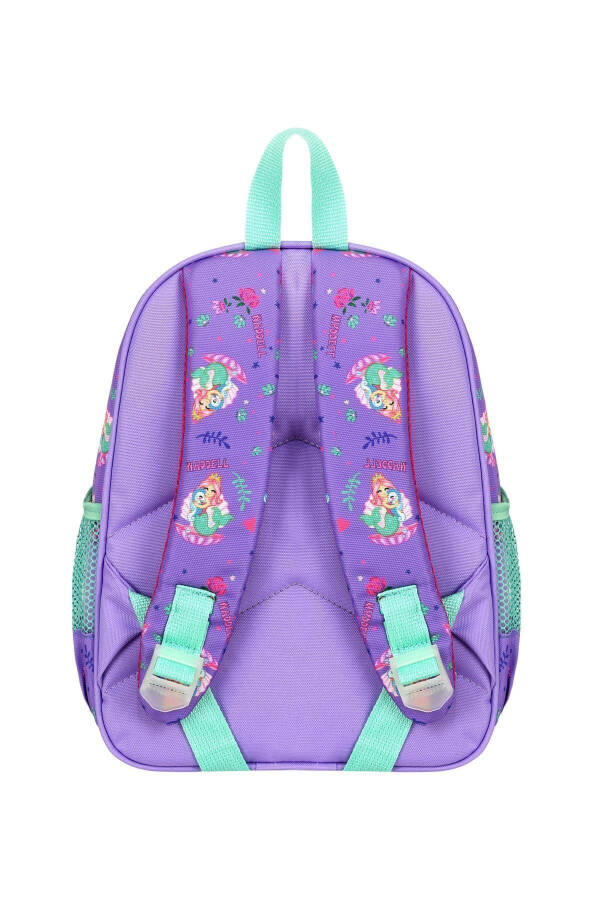 Licensed Mermaid Patterned Kindergarten Nursery Preschool Children Backpack - 5