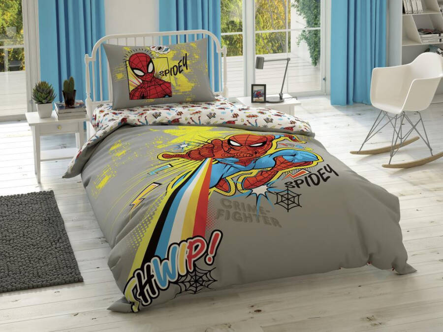 Licensed Spiderman Power Single Bed Sheet Set - 2