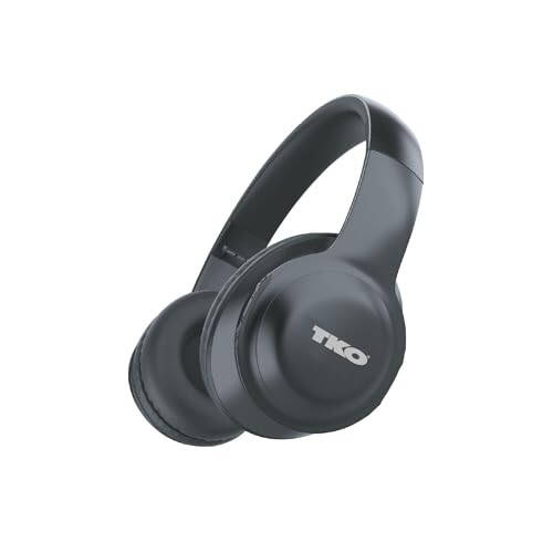 Lifeware TKO Wireless Headphones with Compact Folding Design - Over-Ear Headphones with High Bass, AUX Port, SD Card, Noise-Cancelling, 8Hrs Playtime (Dark Gray) - 1