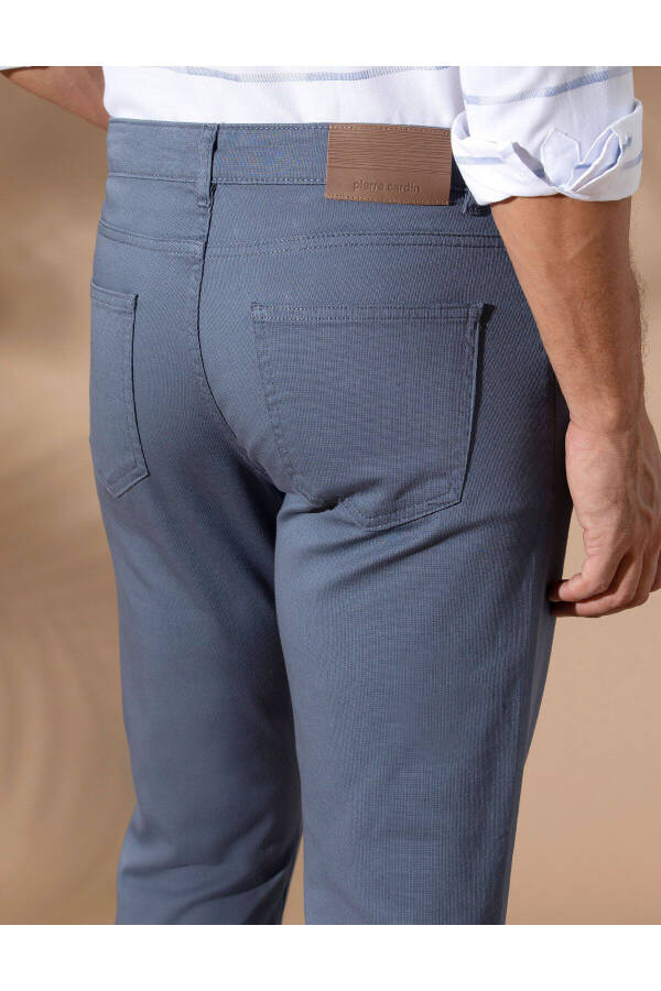 Light blue slim fit 5 pocket chino pants - 14