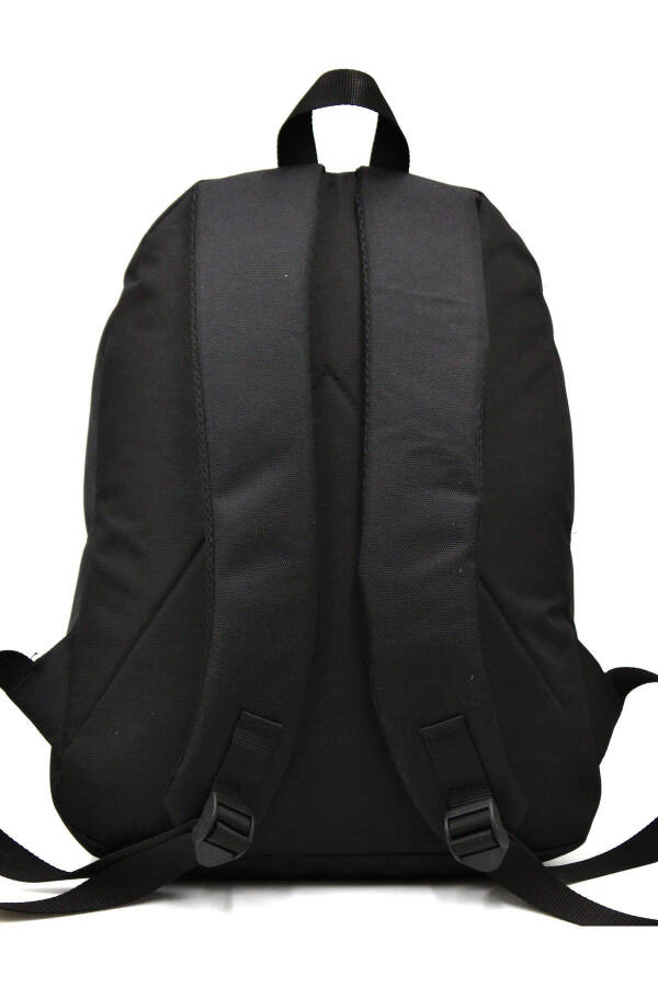 Lightweight Water-Resistant Black Unisex Backpack 360 - 5