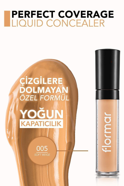 Likit Kapatıcı - Perfect Coverage Concealer - 005 Soft Beige - 8690604044986 - 9