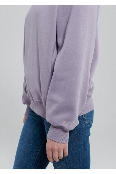 Lila Basic Crewneck Sweatshirt 1610198-70556 - 5