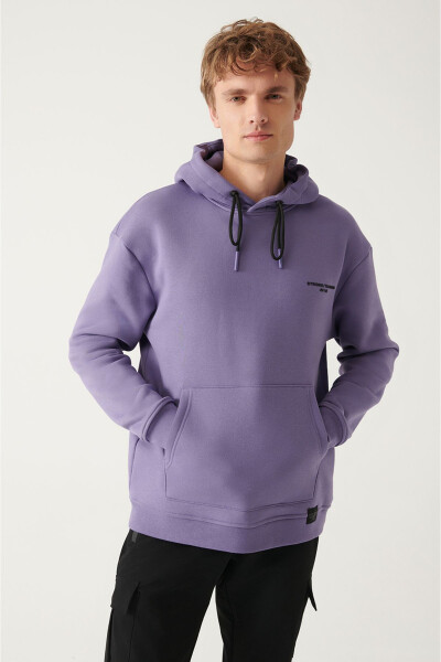 Lila Oversize Hoodie Sweatshirt - 8