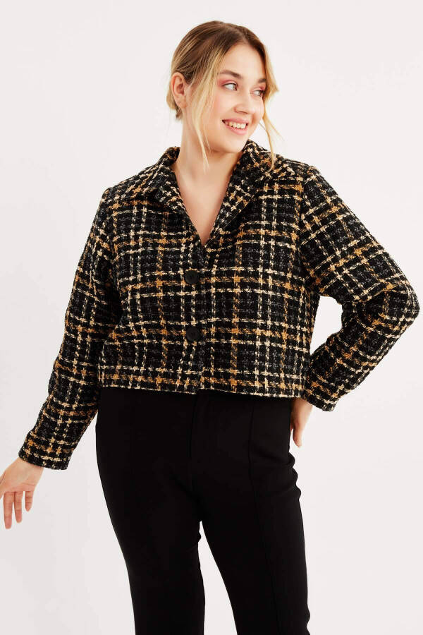 Lined Crop Tweed Jacket - 2