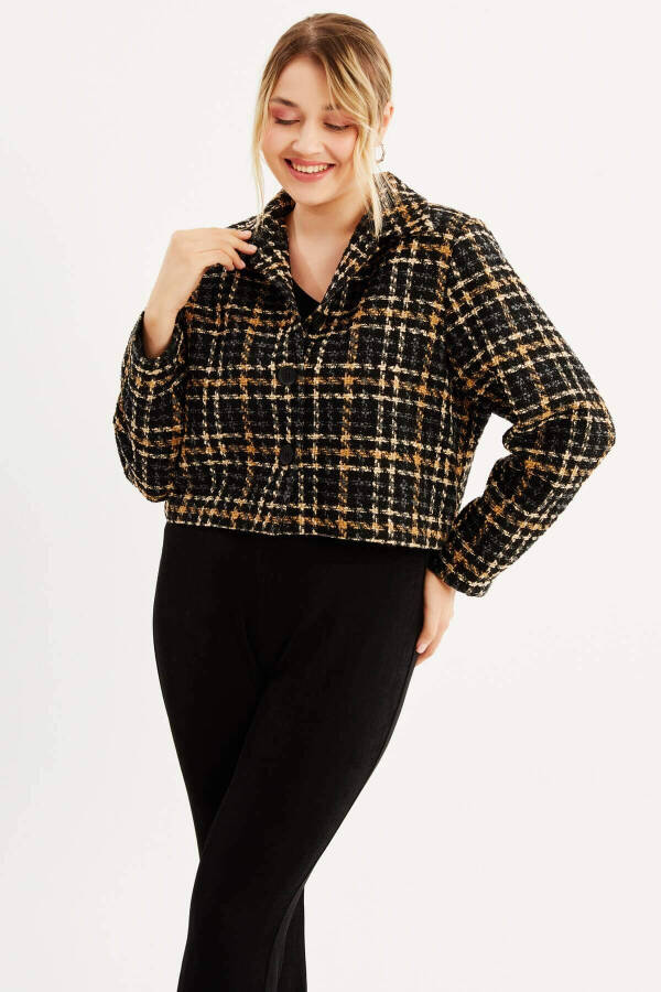 Lined Crop Tweed Jacket - 3