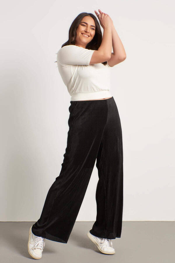 Lined Pleated Trousers - 1