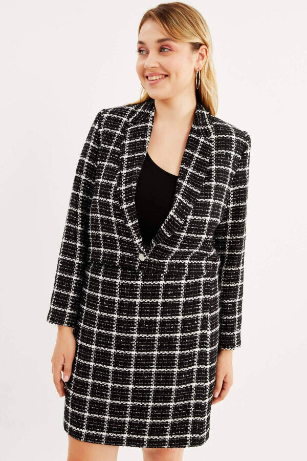 Lined Tweed Blazer - 2