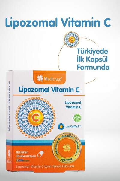 Liposomal Vitamin C 30 Herbal Capsules - 2