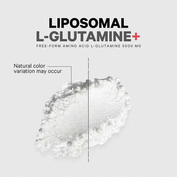 Lipozomal L-Glutamin Tozu 5000mg, Serbest Formlu Amino Asit, Performans Kaslarını Destekleme, 1lb Beyaz - 2