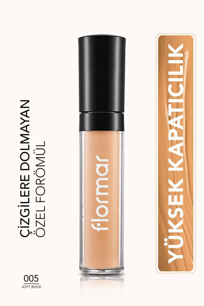 Liquid Concealer - Perfect Coverage Concealer - 005 Soft Beige - 8690604044986 - 11