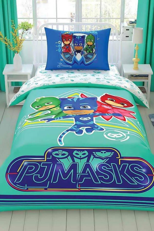 Litsenziyalangan PJ Masks Move bir kishilik choyshab to'plami - 3