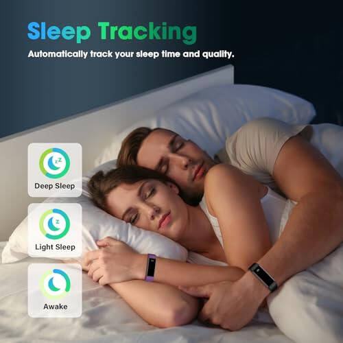 LIVIKEY Fitness Tracker Watch with Heart Rate Monitor, Step Counter Activity Tracker with Pedometer & Sleep Monitor, Calories, Step Tracking for Women Men Compatible with Android iOS - 4