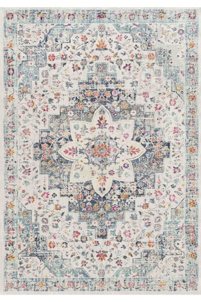 Living Room Rug Geometric Scandinavian Vintage Digital Printing Washable Non-Slip Base 8086SALON - 2