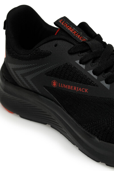 LIYAN 3PR Black Men's Running Shoes - 7