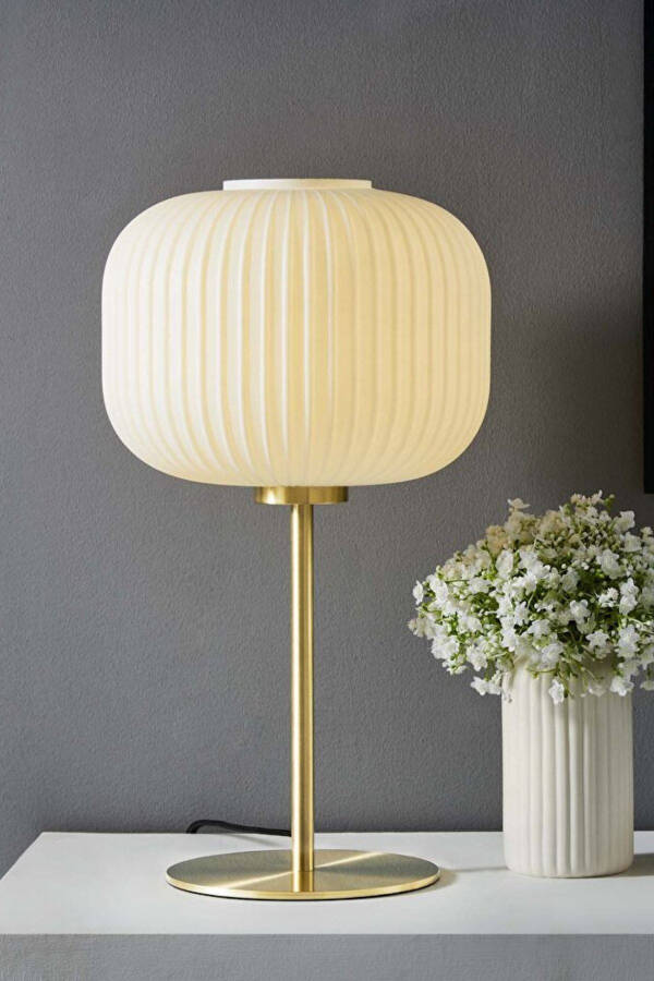 LMD-FR03 Reprise Gold Plated Metal Lampshade, Table Lamp - 3