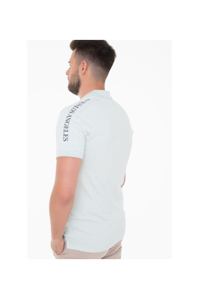 Logo Erkek Slim Fit Polo Tişört - 2