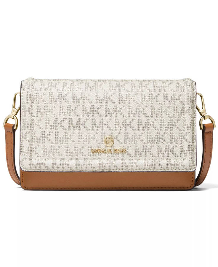 Logo Jet Set Charm Phone Crossbody Vanilla/Acorn/Gold - 1