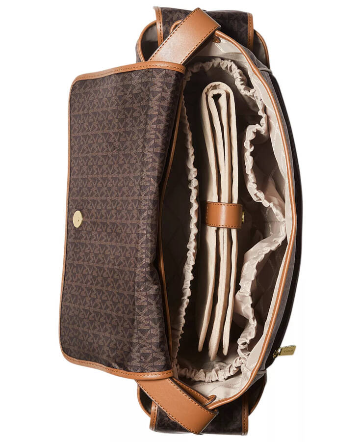 Logo Large Travel Diaper Messenger Bag Brown/acorn - 2