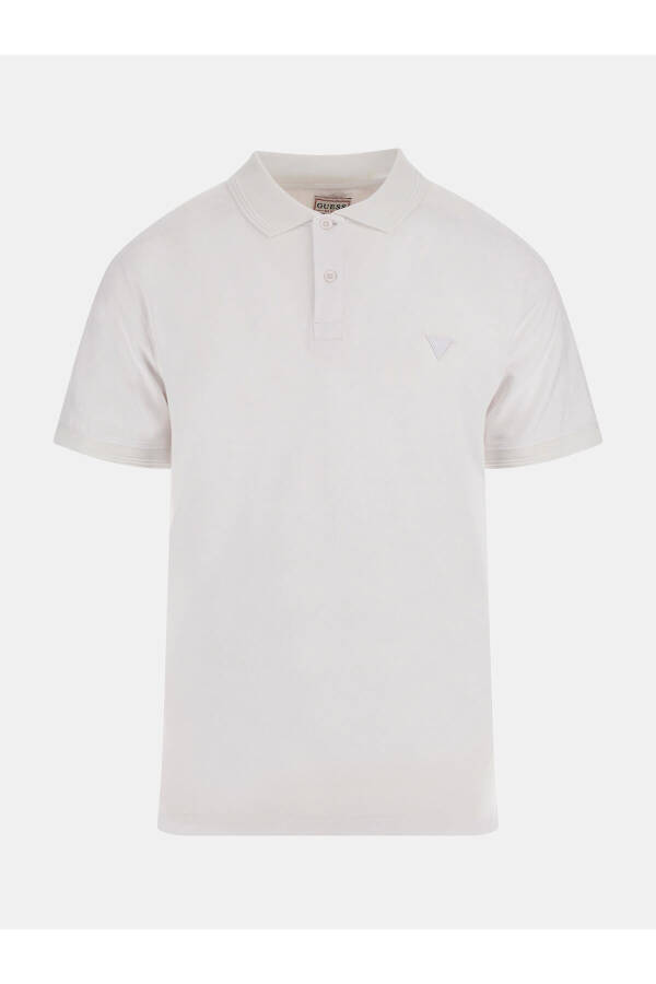 Logo On Men's Slim Fit Polo T-Shirt - 12