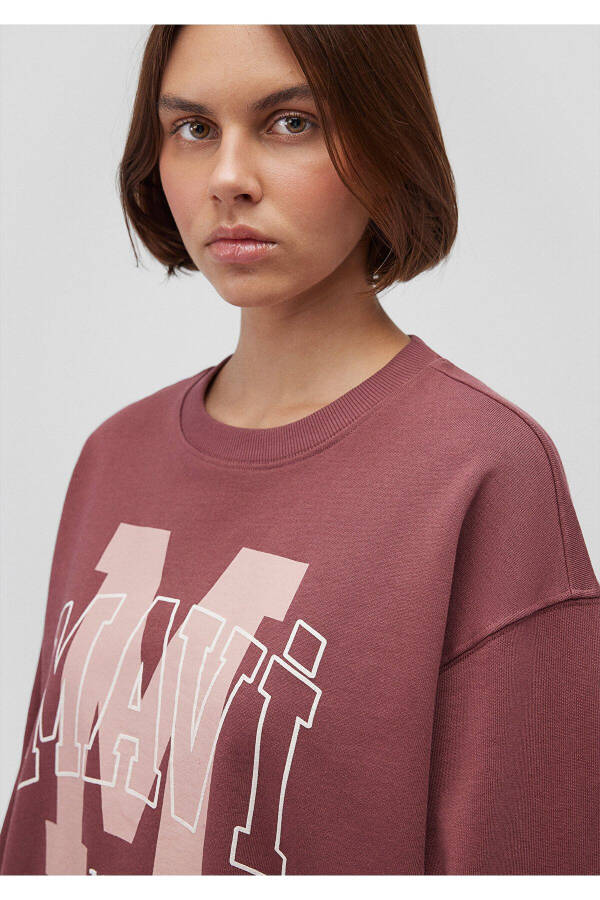 Logo Printed Burgundy Sweatshirt 1s10162-70399 - 27