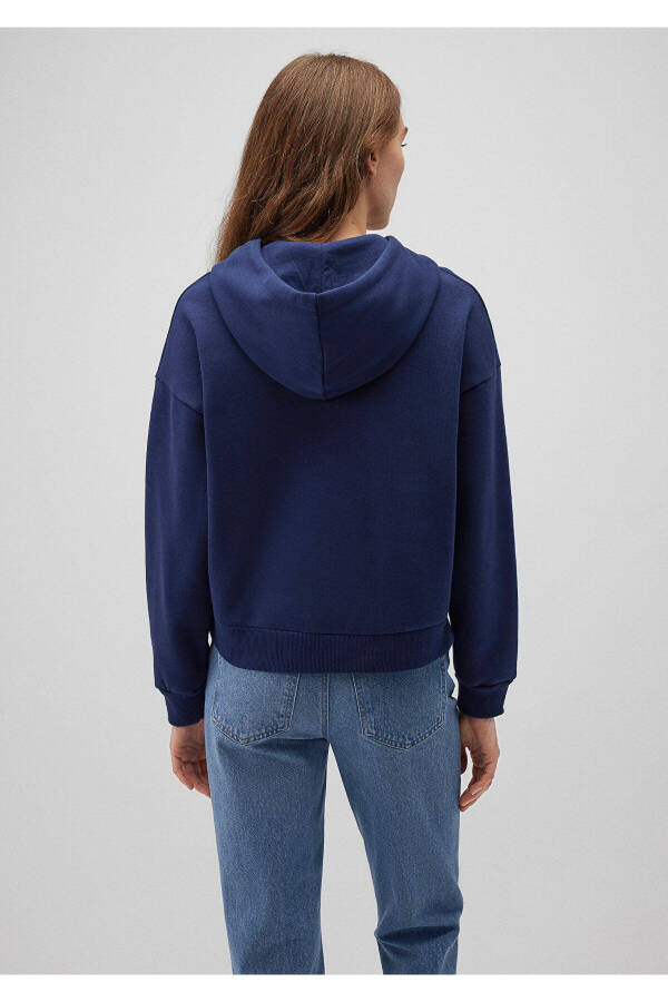 Logo Printed Hooded Navy Sweatshirt 168334-70488 - 22