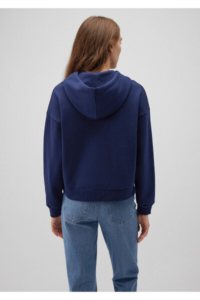 Logo Printed Hooded Navy Sweatshirt 168334-70488 - 10