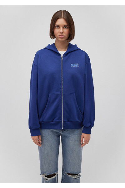 Logo Printed Hooded Zip Sweatshirt 1s10178-70722 - 3