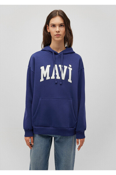 Logo Printed Oversize Sweatshirt 1600361-70722 - 21