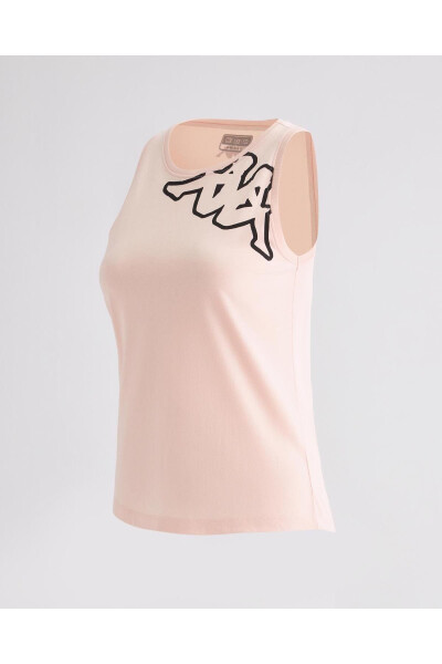 Logo Ropi W Women's Light Pink Oversize Fit Tank Top - 2