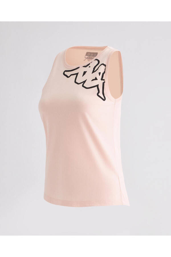 Logo Ropi W Women's Light Pink Oversize Fit Tank Top - 2