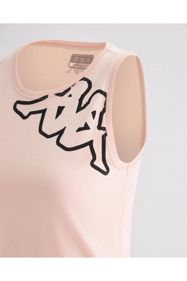 Logo Ropi W Women's Light Pink Oversize Fit Tank Top - 3