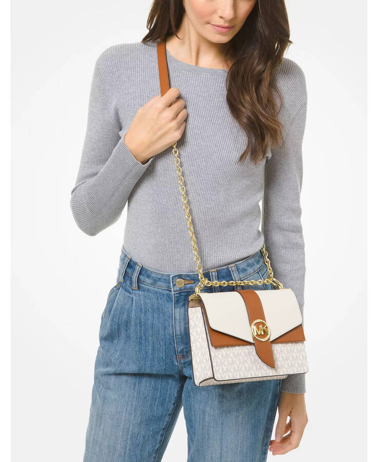 Логотип Greenwich Small Convertible Crossbody Vanilla/Acorn - 2