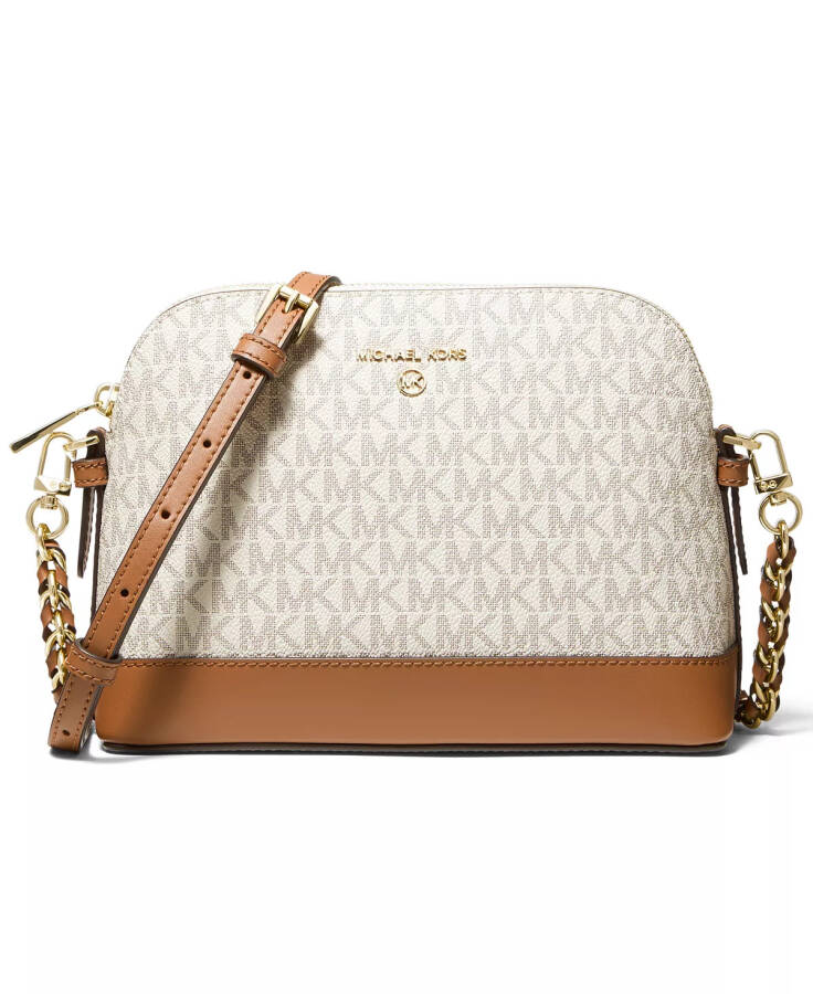 Логотип Jet Set Charm Small Dome Crossbody Vanilla/Acorn - 1