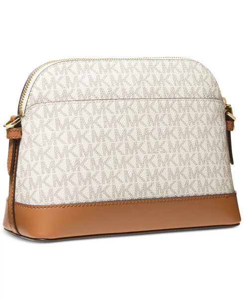 Логотип Jet Set Charm Small Dome Crossbody Vanilla/Acorn - 4