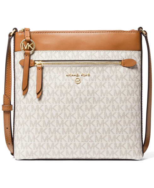 Логотип Jet Set Charm Small North South Flat Crossbody Vanilla/ Acorn - 1