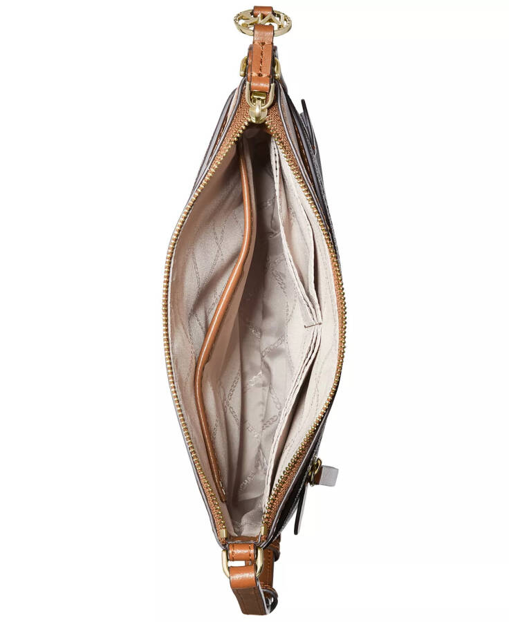 Логотип Jet Set Charm Small North South Flat Crossbody Vanilla/ Acorn - 2