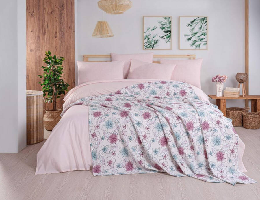 Lola Double Bed Quilt Set by Bedding World - 2