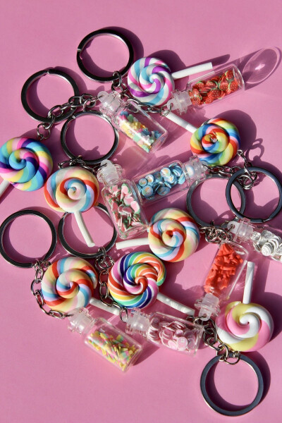 Lollipop Single Keychain - 2