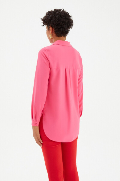 Long Back Shirt - Fuchsia - 6