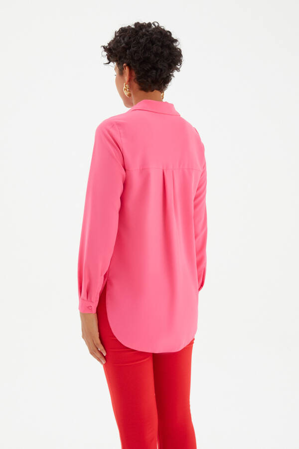 Long Back Shirt - Fuchsia - 12