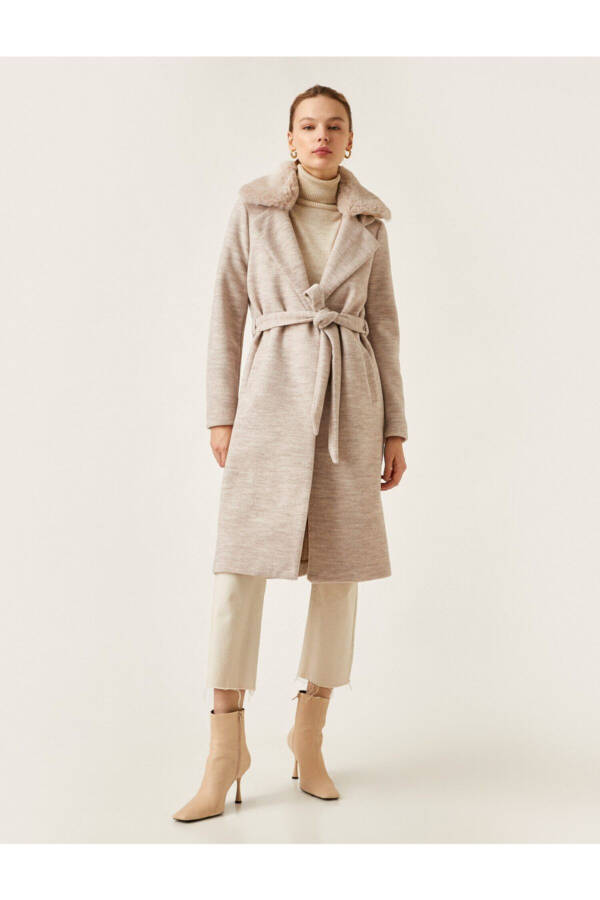 Long coat with wool blend - 3