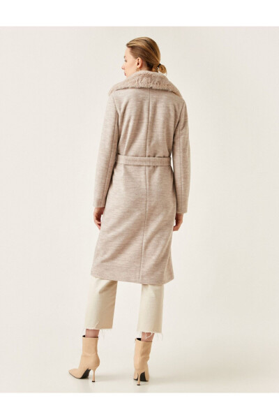 Long coat with wool blend - 4