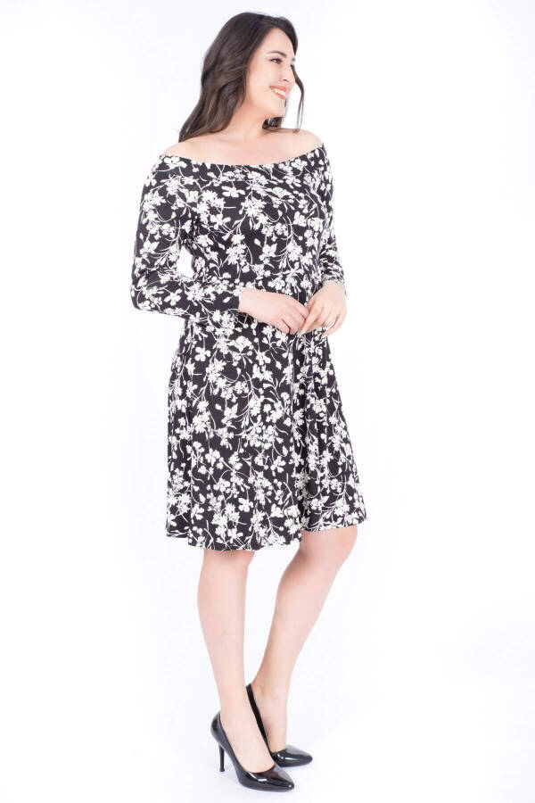 Long Sleeve Combed Cotton Dress - 2