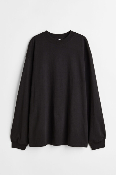 Long-sleeved jersey top - 3