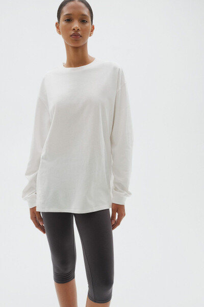 Long-sleeved jersey top - 1