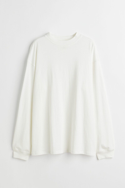 Long-sleeved jersey top - 3