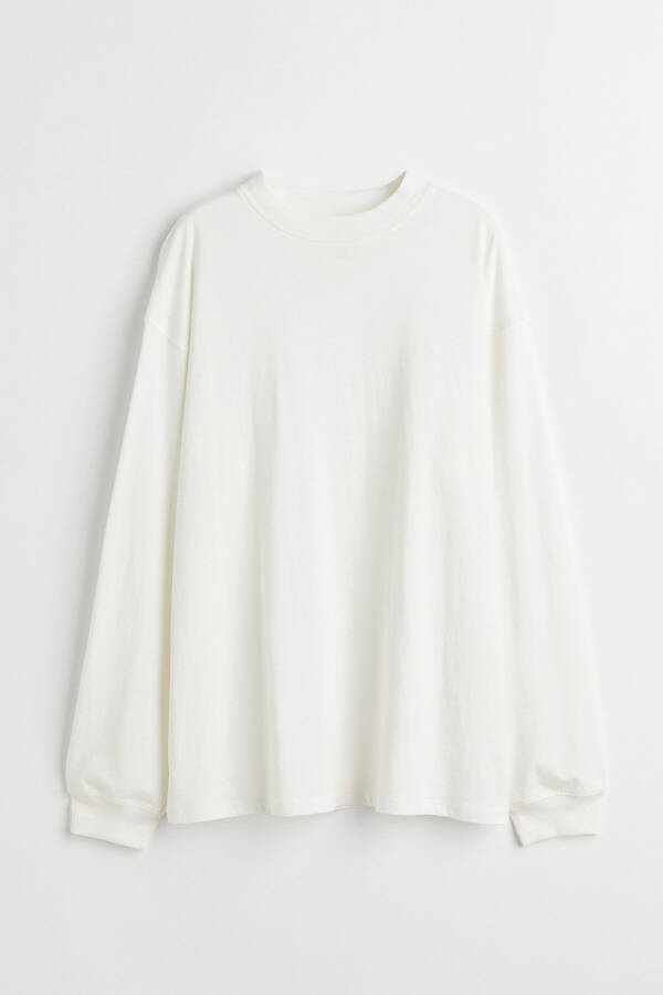 Long-sleeved jersey top - 3