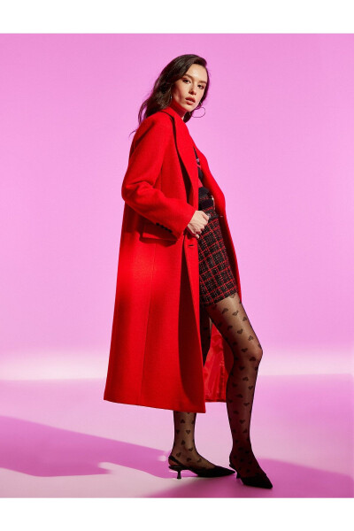 Long wool cashmere coat - 3